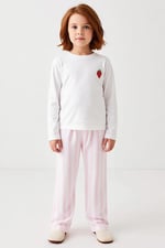 Kız Çocuk Bisiklet Yaka Standart Kol Regular Kalıp Baskılı Pijama Takımı Fonksiyonel%100 Pamuk - Seçenekler: 3-4 Yıl, 4-5 Yıl, 5-6 Yıl, 6-7 Yıl, 7-8 Yıl, 8-9 Yıl...