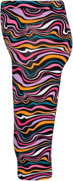 Kız Çocuk Colorful Waves Desen Kapri