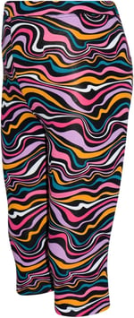 Kız Çocuk Colorful Waves Desen Kapri