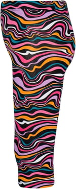 Kız Çocuk Colorful Waves Desen Kapri