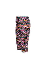 Kız Çocuk Colorful Waves Desen Kapri