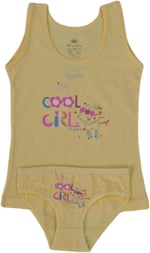 Kız Çocuk Cool Baskılı Atlet Külot Takım 8623 BGL-ST03484