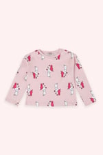 Kız Çocuk Desenli Pembe Pijama Takımı 3 Yaş (98 cm)