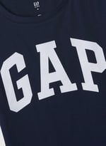 Kız Çocuk Gap Logo T-Shirt Lacivert