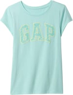 Kız Çocuk Gap Logo T-Shirt Su Yeşili