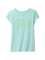Kız Çocuk Gap Logo T-Shirt Su Yeşili