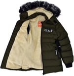 Kız Çocuk Kapüşonlu Kaban BGL-ST03449