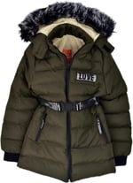 Kız Çocuk Kapüşonlu Kaban BGL-ST03449