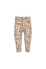 Kız Çocuk Lovely Letters Desen Kapri