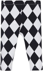 Kız Çocuk Monochrome Diamond Desen Kapri
