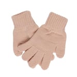 Kız Çocuk Pembe Şapka Eldiven Set 4-7 Yaş