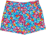 Kız Çocuk Tiny Flowers Desen Cepli Şort