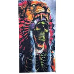 Kızılderili Kuru Kafa Temalı Buff Boyunluk Bandana No:159