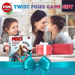 Klasik Bükme Pozları Zemin Oyunu, FunKidz Dev Mat Parti Oyunları Çocuklar Yetişkinler için Sırasız Renk Noktaları Büyük Boy Aile İç ve Dış Mekan Aktivitesi Erkek Kız Çocuklar için Hediye