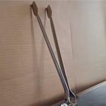 Klasik Metal Mangal Maşası 32 Cm-27 Cm Uzun-Kısa Boy Çelik Yemek Barbekü Izgara Kömür Köz (32 cm - 1 Adet) - Seçenekler: 2'li Set 32cm ve 27cm, 2'li Set 36cm ve32cm, 3'lü Set...