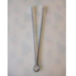 Klasik Metal Mangal Maşası 32 Cm-27 Cm Uzun-Kısa Boy Çelik Yemek Barbekü Izgara Kömür Köz (32 cm - 1 Adet) - Seçenekler: 2'li Set 32cm ve 27cm, 2'li Set 36cm ve32cm, 3'lü Set...