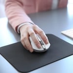 Klasse Classic Mouse Pad, 29x24 ve 24x20 cm Ofis Tipi, Küçük ve Orta Boy, Kaymaz Taban, Pürüzsüz Yüzey, Baskısız Tip Masa Koruyucu, Ergonomik Mouse Ped (Küçük Boy 24x20 cm)