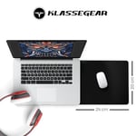 Klasse Classic Mouse Pad, 29x24 ve 24x20 cm Ofis Tipi, Küçük ve Orta Boy, Kaymaz Taban, Pürüzsüz Yüzey, Baskısız Tip Masa Koruyucu, Ergonomik Mouse Ped (Küçük Boy 24x20 cm)