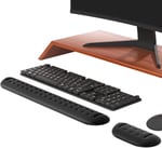 Klasse Gaming Klavye ve Mouse Bilek Destek Seti, ErgoPad, Kaymaz Tabanlı, Nefes Alan Kumaş, Ağrı Önleyici (Siyah Destek Seti) - Seçenekler: Siyah Destek Seti, Beyaz Destek Seti, Beyaz Fare Desteği...