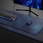 Klasse Pro Black Edition - Dikişli Kenar 70x30, 90x40, 100x50 ve 120x60 cm Oyuncu Gaming Mouse Pad (Siyah, 90x40 cm) - Seçenekler: 50U x 100G cm, 70x30 cm, 90x40 cm, 120x60 cm