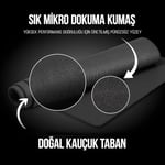 Klasse Pro Black Edition - Dikişli Kenar 70x30, 90x40, 100x50 ve 120x60 cm Oyuncu Gaming Mouse Pad (Siyah, 90x40 cm) - Seçenekler: 50U x 100G cm, 70x30 cm, 90x40 cm, 120x60 cm