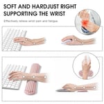 Klavye Bilek Dinlenme Seti, Petek Tasarımı, Ergonomik Bilek Fare Destek pedini kullanır. Yumuşak Silikon Yazma Bilek Ağrısını hafifletir, Ofisler, Evler, Oyunlar, Dizüstü Bilgisayarlar için Uygun