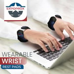 Klavye, Mouse pad, Dizüstü Bilgisayar ve PC Çalışması veya Oyuncu Desteği için Giyilebilir Oyun Bilek Desteği (SİYAH, S-M)