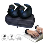 Klavye, Mouse pad, Dizüstü Bilgisayar ve PC Çalışması veya Oyuncu Desteği için Giyilebilir Oyun Bilek Desteği (SİYAH, S-M)