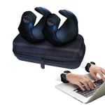 Klavye, Mouse pad, Dizüstü Bilgisayar ve PC Çalışması veya Oyuncu Desteği için Giyilebilir Oyun Bilek Desteği (SİYAH, S-M)