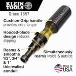 Klein 85191 7 – 1/2 inç konduit-fitting ve rende tornavida