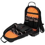 Klein Tools 55421BP-14 Alet Sırt Çantası, Ağır Hizmet Tipi Tradesman Pro Alet Çantası Düzenleyici, 39 Cepli, Kalıplanmış Taban