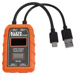 KLEIN TOOLS Dijital USB ölçüm cihazı, USB-A ve USB-C