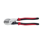 Klein Tools Journeyman J63050 kablo kesici, alüminyum, bakır ve iletişim kablosunu keser, makas çeneli, küçük