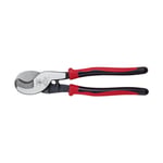 Klein Tools Journeyman J63050 kablo kesici, alüminyum, bakır ve iletişim kablosunu keser, makas çeneli, küçük