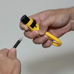 KLEIN TOOLS Koaksiyel kablo sıyırma aleti, 2 kademeli, radyal