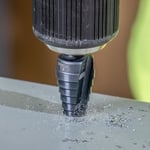 Klein Tools KTSB03 Kademeli Matkap Ucu - Yüksek Hız Çeliği - 2 Oluklu - Alüminyum Titanyum Nitrür Kaplama - 1/4