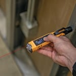 Klein Tools NCVT-6 | Gerilim kontrol cihazı temassız 12 – 1000 V AC | lazer mesafe ölçerli test kalemi | LED ve akustik sinyal | otomatik kapanma | cep klipsi | profesyonel gerilim dedektörü