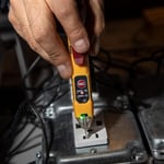 KLEIN TOOLS Temassız gerilim kontrol cihazı, iki ölçüm aralığı, 12-1000 V AC, kırmızı