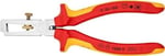 KNIPEX Açma Yaylı Sıyırma Pensesi, Üniversal Krom Kaplamalı, Çok Bileşenli Manşonlarla İzole Edilmiş, VDE Onaylı - 160 mm - 1106160