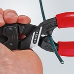 Knipex CoBolt® kompakt cıvata kesiciler siyah attramentize, ince çok bileşenli çeneler 200 mm 71 02 200