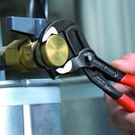 KNIPEX Cobra, Su Pompası Pensesi | 2K Saplı Boru Anahtarı, Büyük, Krom Vanadyum, Atramentize Edilmiş Pas Koruması, 300 Mm, 87 02 300