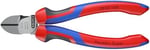 Knipex diyagonal kesiciler siyah atramentize edilmiş, çok bileşenli saplarla 160 mm 70 02 160