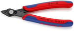 KNIPEX Elektronik Süper Kesiciler, yumuşak teller ve fiber optik kablolar için elektronik çapraz kesiciler, paslanmaya karşı perdahlanmış, 125 mm 78 61 125