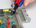 KNIPEX Elektronik Süper Kesiciler, yumuşak teller ve fiber optik kablolar için elektronik çapraz kesiciler, paslanmaya karşı perdahlanmış, 125 mm 78 61 125