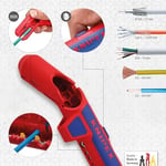Knipex ErgoStrip® sağ elini kullananlar için üniversal soyma aleti 135 mm 16 95 01 SB