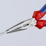 Knipex iğne kargaburun, kesici kenarlı (radyo pensesi) siyah atramentize edilmiş, çok bileşenli saplı 160 mm 25 02 160