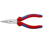 Knipex iğne kargaburun, kesici kenarlı (radyo pensesi) siyah atramentize edilmiş, çok bileşenli saplı 160 mm 25 02 160