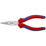 Knipex iğne kargaburun, kesici kenarlı (radyo pensesi) siyah atramentize edilmiş, çok bileşenli saplı 160 mm 25 02 160