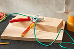 Knipex kablo makası, çift kesici kenarlı, krom kaplamalı, çok bileşenli manşonlarla izole edilmiş, VDE onaylı 200 mm 95 16 200
