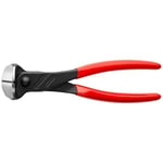 Knipex ön kesici siyah atramente, plastik kaplamalı 200 mm 68 01 200